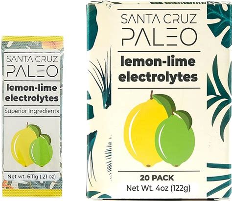 Santa Cruz Paleo Electrolytes Lemon Lime Grocery