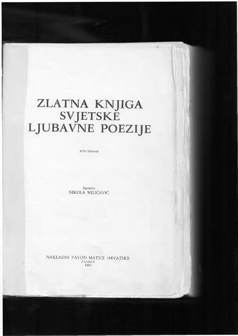 PDF Zlatna Knjiga Svjetske Ljubavne Poezije DOKUMEN TIPS