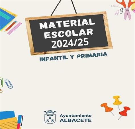 Ayudas por Adquisición de Material Escolar 2024 25 CEIP José Prat