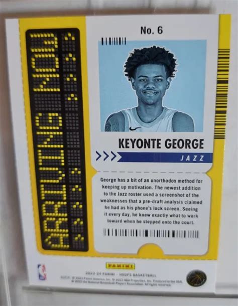 Carte Recrue Jazz Nba Hoops Arriving Now Keyonte George Utah