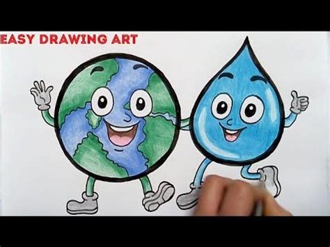 Save Water Save Earth Poster Drawing