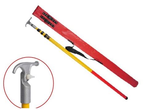 KV High Voltage Earthing Device Fiberglass Telescopic Hot Stick High Strength