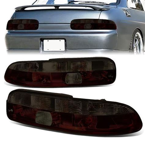 92 00 Lexus Sc300 Sc400 Rear Brake Tail Lights Redsmoked Lens Tail