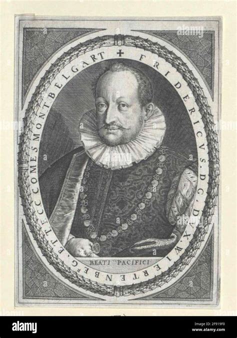 Friedrich Duke of Württemberg Stecher Custos Dominicus Stock Photo