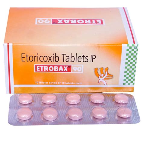 Etrobax 90mg Tablet M Care Exports Pharmaceutical Exporter