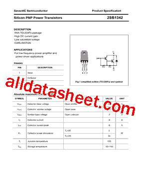 B1342 Datasheet(PDF) - Savantic, Inc.