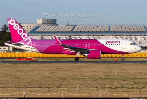 Ja P Peach Airbus A N Photo By Arai Id