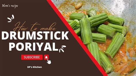 முருங்கைக்காய் பொரியல் Drumstick Side Dish Homemade Viral Traditionalfood Indianfood