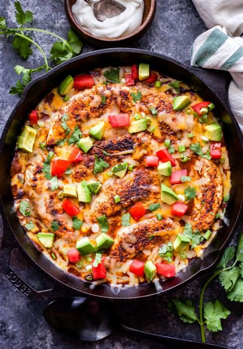 Skillet Enchilada Chicken With Black Beans And Corn Recipe Runner