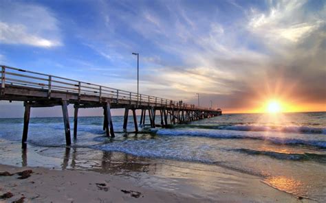 Download Adelaide Bridge Sunrise Photos Wallpaper - GetWalls.io