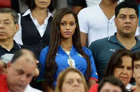 Mario Balotelli Fiancée Fanny Neguesha Takes To Instagram To Show Support For Italy At World Cup