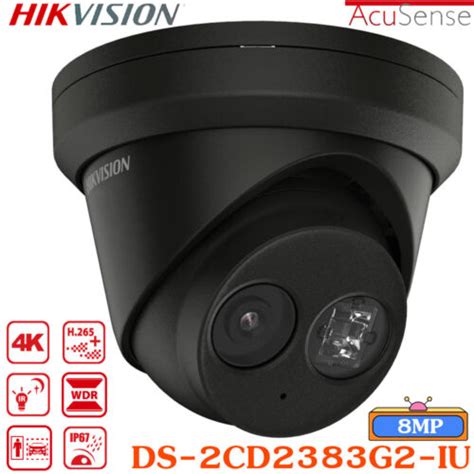 Hikvision Mp K Poe Turret Ip Ds Cd G Iu Black Acusense Ip