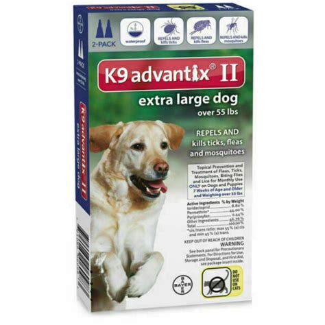 Bayer Advantage Ii Flea Drops For Extra Large Dogs 6 Pack For Sale