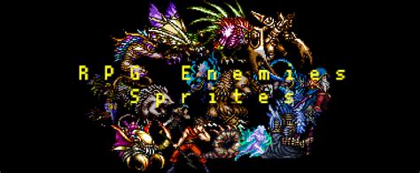 Rpg Enemies Sprites Pack By Baboubi