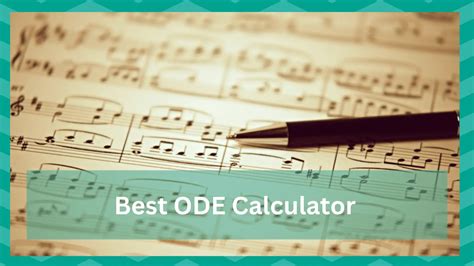 12 Best ODE Calculator To Try Out JSCalc Blog