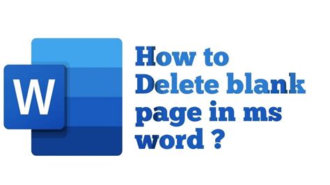 How To Delete Blank Pages In Ms Word Computer Kalike Youtube