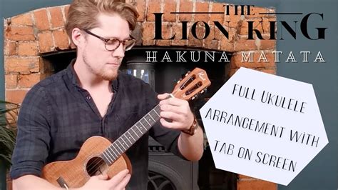 Hakuna Matata Ukulele Tutorial With Tab Youtube