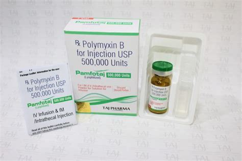 Polymyxin B For Injection USP 5 00 000 Units GMP Manufacturers