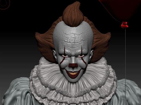 It Pennywise The Clown Fan Art Printable Model 3d Model 3d Printable