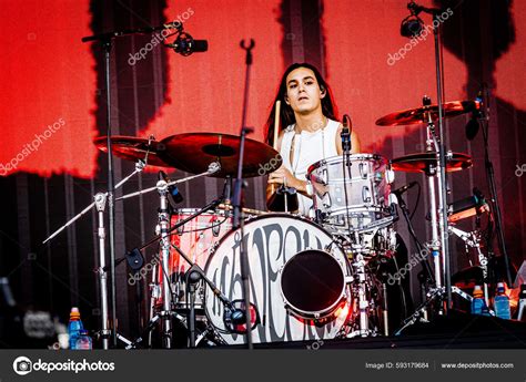 Maneskin Performing Concert Pinkpop June 2022 – Stock Editorial Photo ...