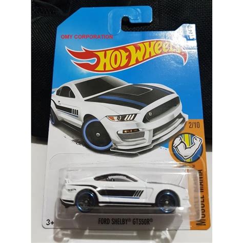 Jual Hotwheels Hot Wheels Ford Shelby GT350R Putih White Hw Muscle