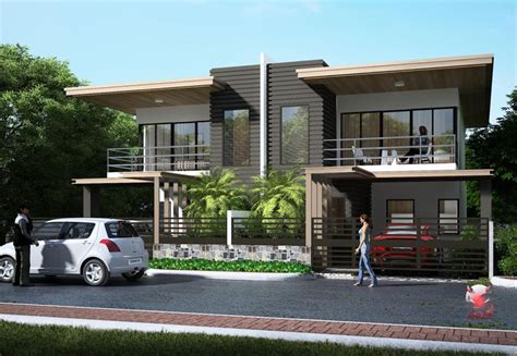 Stunning Duplex House Plans - Pinoy House Plans