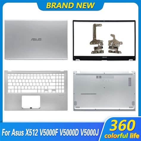 ใหม่สำหรับ Asus Vivobook 15 X512 V5000f V5000d V5000j Lcd ด้านหลังด้านหน้าบานพับpalmrest