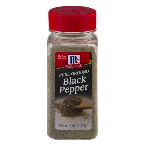 McCormick Pure Ground Black Pepper 7 75 OZ Walmart