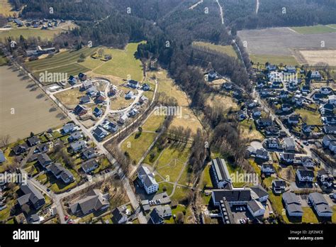 Baustelle Und Neubau Einer Wohnsiedlung An Der Viehbahn Fotos Und