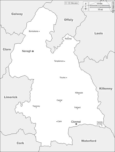 Tipperary Kostenlose Karten Kostenlose Stumme Karte Kostenlose