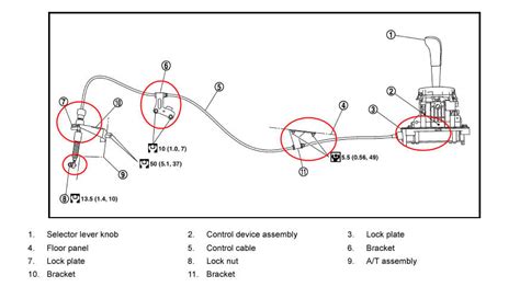 Q A Nissan Versa Shift Cable Replacement JustAnswer