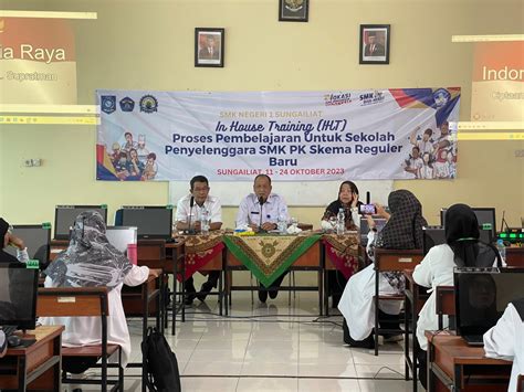 In House Training Iht Proses Pembelajaran Untuk Sekolah Penyelenggaraan Smk Pk Skema Reguler