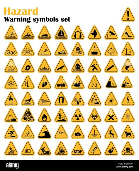 Triángulo Signos De Advertencia De Peligro Ilustración Vectorial