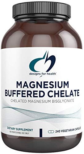 Designs For Health Magnesium Buffered Chelate 150mg High Absorption Magnesium Supplement To