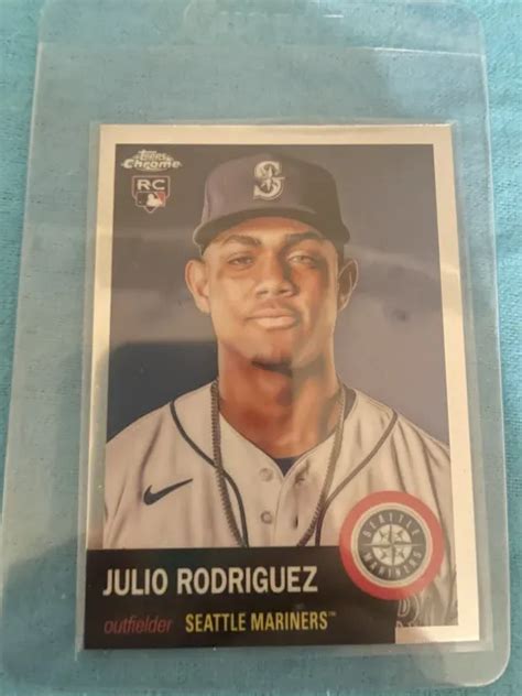 2022 TOPPS CHROME Platinum Anniversary Julio Rodriguez Rookie Rc