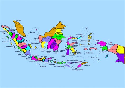 Indonesia Provinces Map