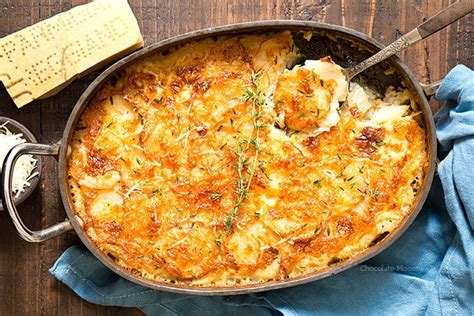 Garlic Parmesan Au Gratin Potatoes For Two Homemade In The Kitchen