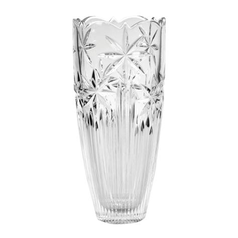 Bohemia Crystal Nova Perseus Barrel Vase 30cm Bohemia Crystal