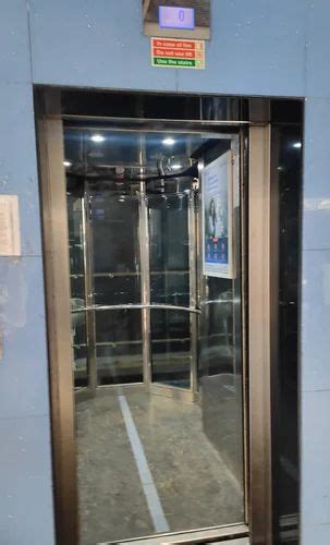 50hz Stainless Steel Residential Elevator Maximum Speed 2 5m S