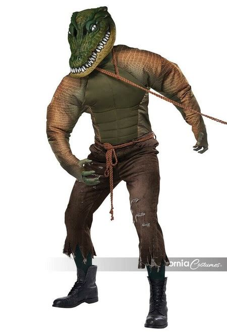 California Costumes Gator Man Alligator Reptile Adult Halloween Costume ...