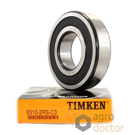 6310 2RS C3 Timken Deep Groove Ball Bearing OEM 236225 4 214632 0