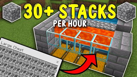 The EASIEST Cobblestone Farm In Minecraft Bedrock 1 20 YouTube