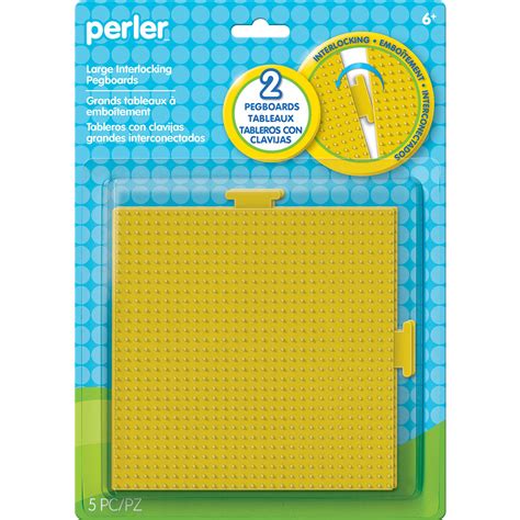 Perler Large Basic Shapes Pegboards 18 Pack