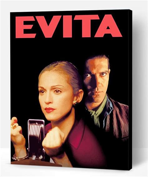 Evita Movie Poster Paint By Numbers - Paint By Numbers PRO