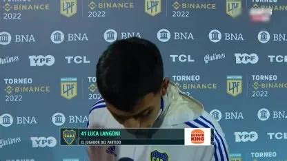 Godoy Cruz Vs Boca Por La Liga Profesional La Palabra De Luca Langoni