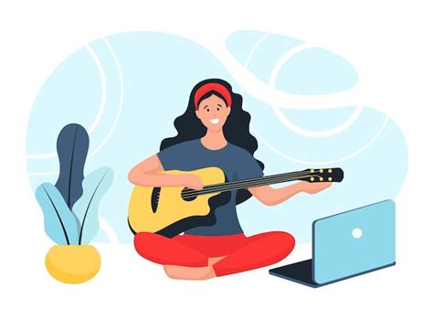 Pasatiempo Para Mujeres Aprender A Tocar La Guitarra En L Nea Ni A