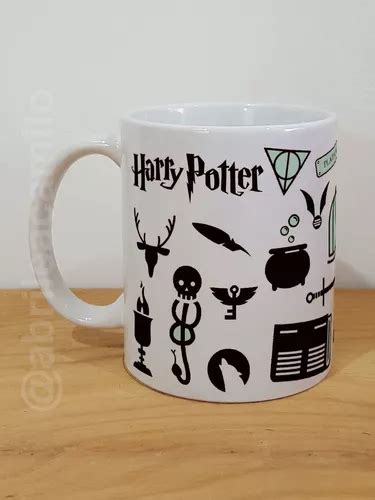 Taza Harry Potter Íconos Cerámica Importada Orca