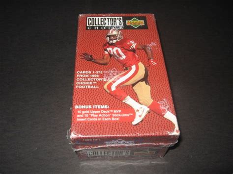 1996 Upper Deck Collectors Choice Football Factory Set Baseball Card