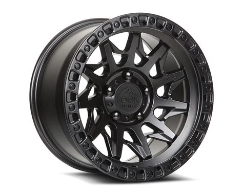 Lock Off Road Lunatic Wheel 17x9 5x127 12mm Matte Black W Matte Black