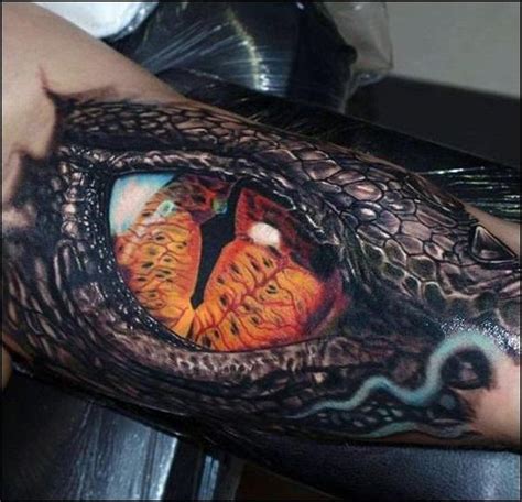 Fantasticos Tatuajes De Dragones Y Significados Realistic Eye Tattoo